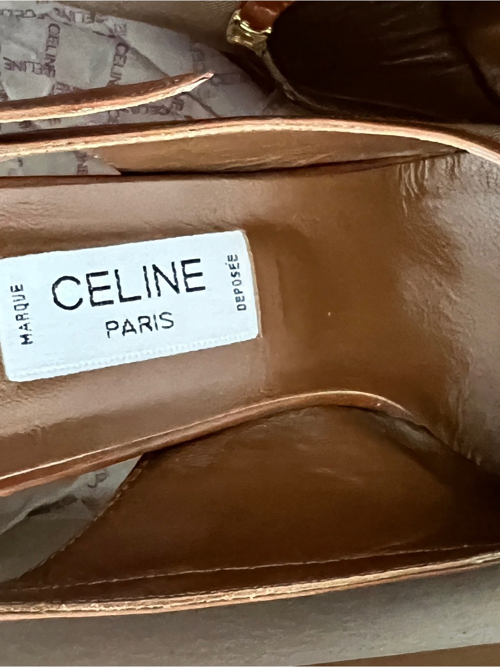 Celine Slingback Slip On Pumps - Picture 7 of 8
